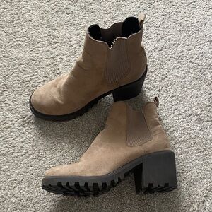 Rue21 Taupe Ankle Booties